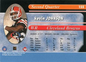 1999 Collector's Edge Odyssey - Millennium Collection Red #155 Kevin Johnson Back