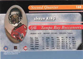 1999 Collector's Edge Odyssey - Millennium Collection Red #168 Shaun King Back