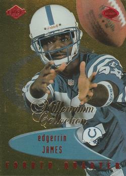 1999 Collector's Edge Odyssey - Millennium Collection Red #190 Edgerrin James Front