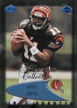 1999 Collector's Edge Odyssey - Millennium Collection Blue #37 Akili Smith Front