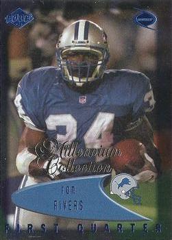 1999 Collector's Edge Odyssey - Millennium Collection Blue #58 Ron Rivers Front