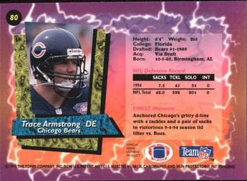 1995 Finest - Refractors #80 Trace Armstrong Back