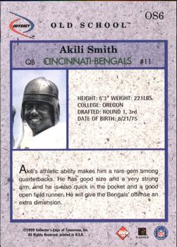 1999 Collector's Edge Odyssey - Old School #OS6 Akili Smith Back
