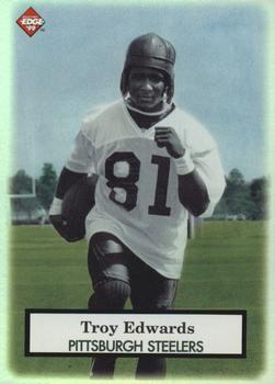 1999 Collector's Edge Odyssey - Old School #OS18 Troy Edwards Front