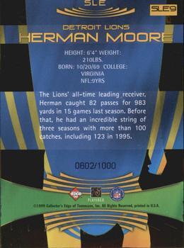 1999 Collector's Edge Odyssey - Super Limited Edge #SLE9 Herman Moore Back