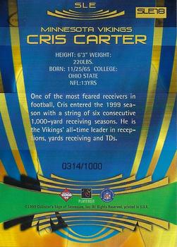 1999 Collector's Edge Odyssey - Super Limited Edge #SLE18 Cris Carter Back