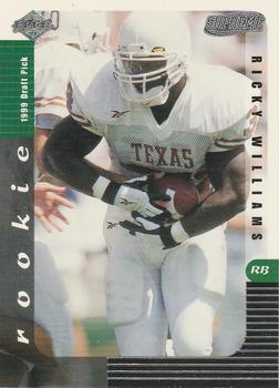 1999 Collector's Edge Supreme - Draft Previews #RW Ricky Williams Front