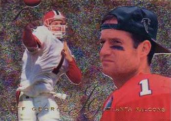 1995 Flair #11 Jeff George Front