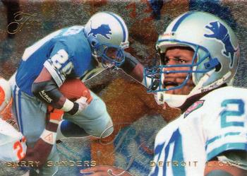 1995 Flair #70 Barry Sanders Front
