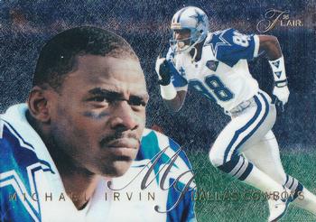 1995 Flair #S-1 Michael Irvin Front