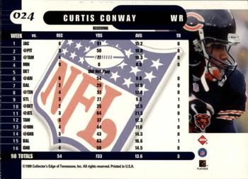 1999 Collector's Edge Supreme - Gold Ingot #024 Curtis Conway Back