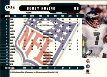 1999 Collector's Edge Supreme - Gold Ingot #095 Bobby Hoying Back