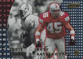 1999 Collector's Edge Supreme - Homecoming #HC-02 Eddie George / Andy Katzenmoyer Front