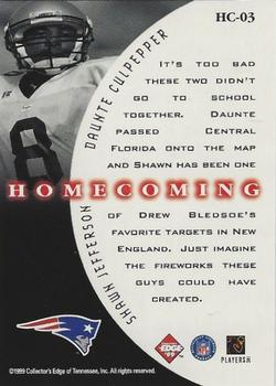 1999 Collector's Edge Supreme - Homecoming #HC-03 Daunte Culpepper / Shawn Jefferson Back