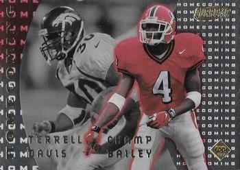 1999 Collector's Edge Supreme - Homecoming #HC-08 Terrell Davis / Champ Bailey Front
