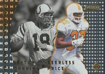 1999 Collector's Edge Supreme - Homecoming #HC-16 Peyton Manning / Peerless Price Front