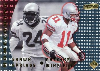 1999 Collector's Edge Supreme - Homecoming #HC-19 Shawn Springs / Antoine Winfield Front