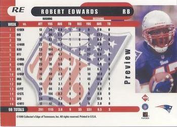 1999 Collector's Edge Supreme - Previews #RE Robert Edwards Back