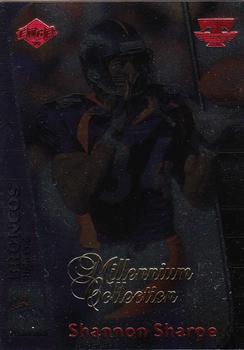 1999 Collector's Edge Triumph - Millennium Collection Red #T23 Shannon Sharpe Front