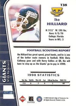 1999 Collector's Edge Triumph - Millennium Collection Red #T38 Ike Hilliard Back