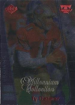 1999 Collector's Edge Triumph - Millennium Collection Red #T113 Ty Detmer Front