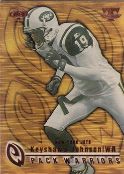 1999 Collector's Edge Triumph - Pack Warriors #PW12 Keyshawn Johnson Front
