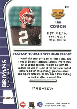 1999 Collector's Edge Triumph - Previews #TC Tim Couch Back