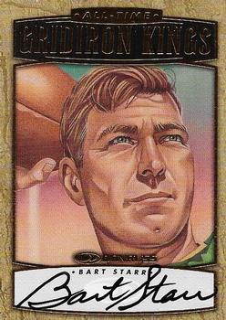 1999 Donruss - All-Time Gridiron Kings Autographs #AGK1 Bart Starr Front