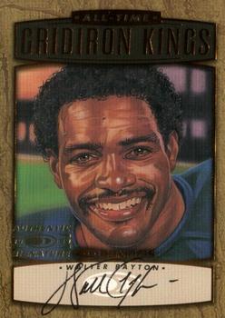 1999 Donruss - All-Time Gridiron Kings Autographs #AGK4 Walter Payton Front