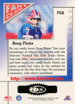 1999 Donruss - Fan Club Gold #FC6 Doug Flutie Back