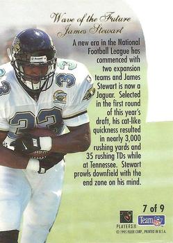1995 Flair - Wave of the Future #7 James Stewart Back