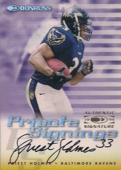 1999 Donruss - Private Signings #NNO Priest Holmes Front