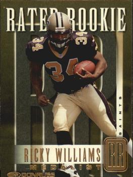 1999 Donruss - Rated Rookies Medalist #RR3 Ricky Williams Front