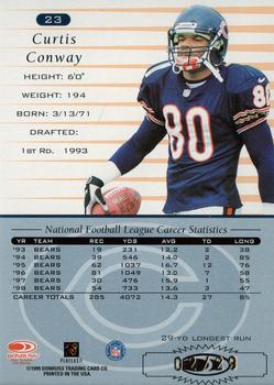 1999 Donruss - Stat Line Season #23 Curtis Conway Back
