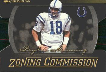 1999 Donruss - Zoning Commission #ZC4 Peyton Manning Front