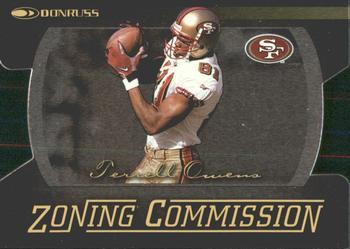 1999 Donruss - Zoning Commission #ZC14 Terrell Owens Front