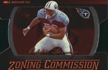 1999 Donruss - Zoning Commission Red #ZC11 Eddie George Front