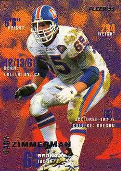1995 Fleer #119 Gary Zimmerman Front
