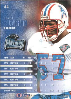 1995 Fleer #44 Lamar Lathon Back