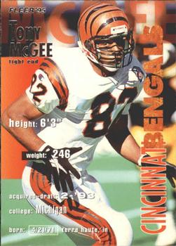 1995 Fleer #68 Tony McGee Front
