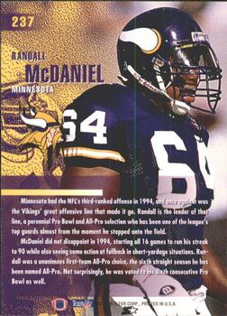 1995 Fleer #237 Randall McDaniel Back