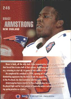 1995 Fleer #245 Bruce Armstrong Back