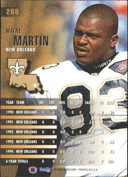 1995 Fleer #268 Wayne Martin Back