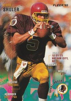 1995 Fleer #391 Heath Shuler Front