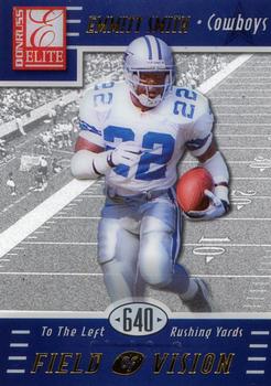 1999 Donruss Elite - Field of Vision #2a Emmitt Smith Front