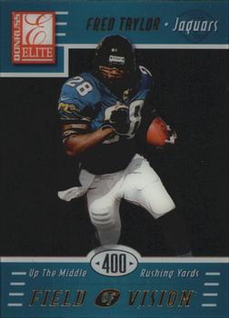 1999 Donruss Elite - Field of Vision #5b Fred Taylor Front