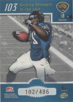 1999 Donruss Elite - Field of Vision #5a Fred Taylor Back
