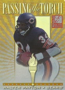 1999 Donruss Elite - Passing the Torch #5 Walter Payton Front