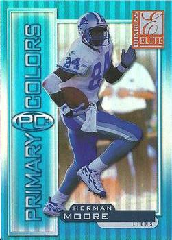 1999 Donruss Elite - Primary Colors Blue #1 Herman Moore Front