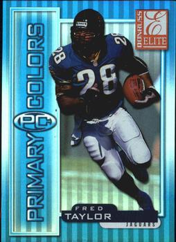 1999 Donruss Elite - Primary Colors Blue #25 Fred Taylor Front